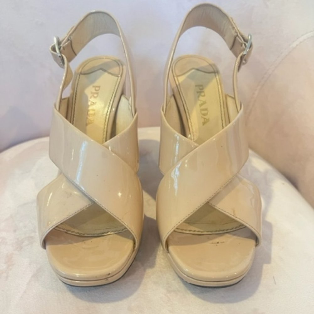 Prada Nude Platform Size 8